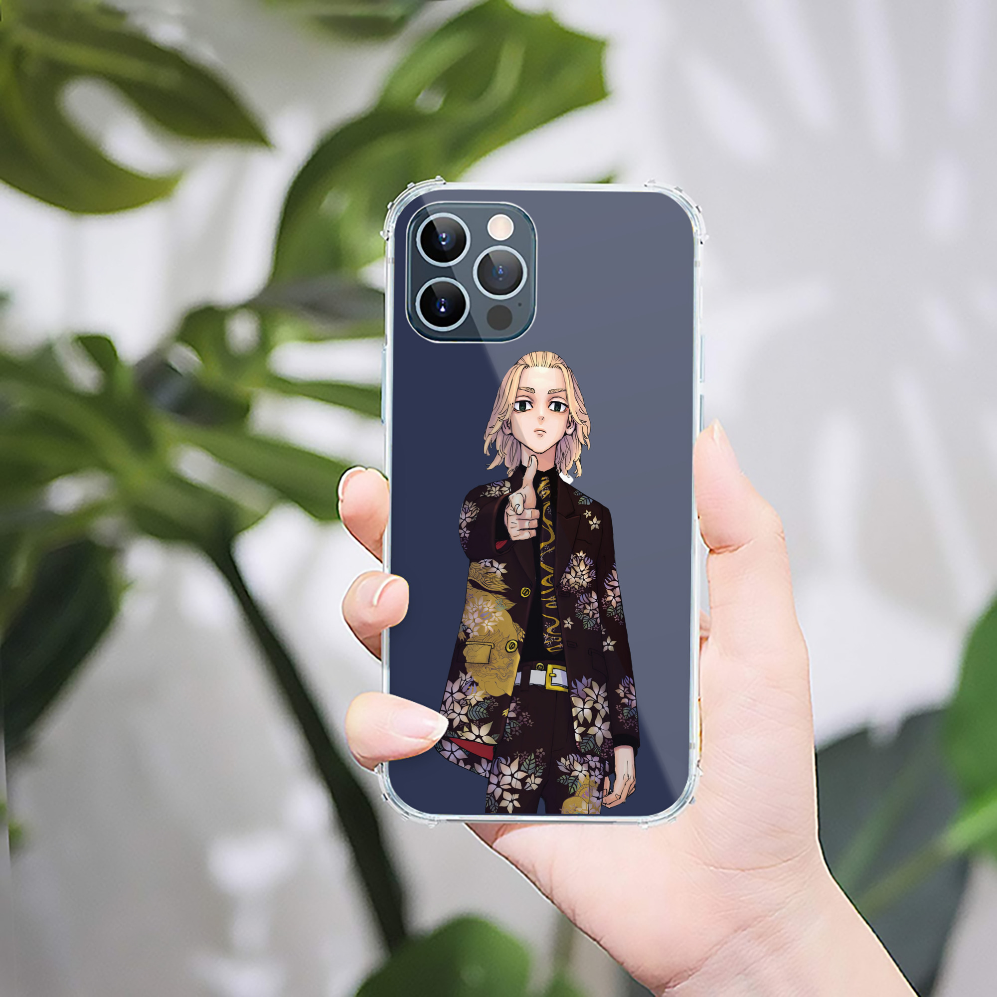 （画像用） 東京リベンジャーズ Tokyo Revengers 【iPhone 12シリーズ対応】透明スマホケース（クリアソフトケース）